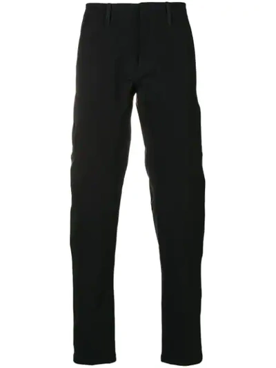 Shop Arc'teryx Straight Let Trousers In Black