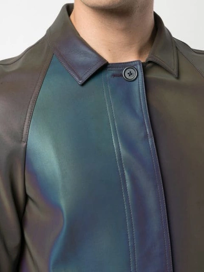 Shop Sies Marjan Blaine Reflective Coat In Purple