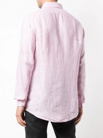 Shop Massimo Alba Stripe Long In Pink