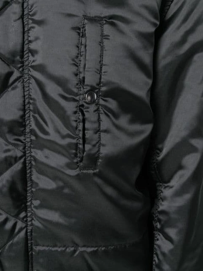 Shop Digawel Quilted Bomber Jacket In Black