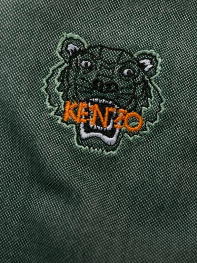 Shop Kenzo Klassisches Hemd - Grün In Green