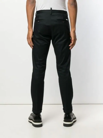 Shop Dsquared2 Classic Tailored Trousers In Black