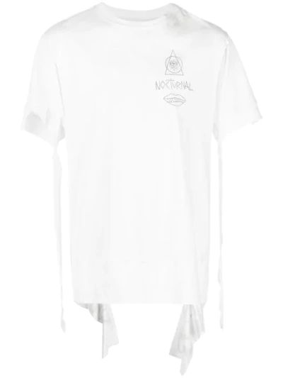 Haculla There's No Future Deconstructed Sweatshirt In White