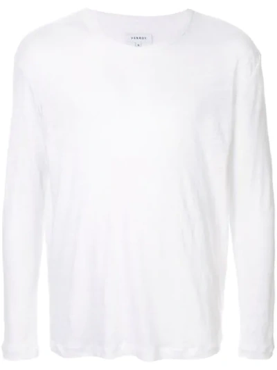 Shop Venroy Superfine T-shirt In White