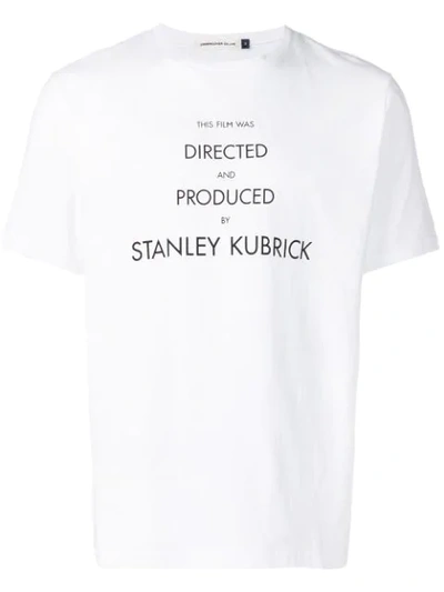 Shop Undercover Stanley Kubrick T-shirt In White