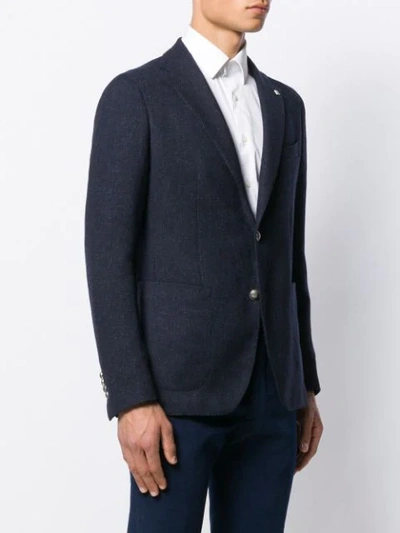 Shop Tagliatore Slim-fit Blazer In Blue