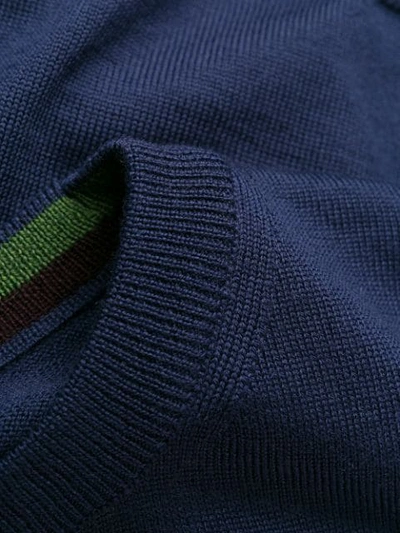 Shop Etro Logo Sweatshirt In Blue