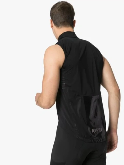 Shop Rapha Pro Team Lightweight Rain Gilet In Black