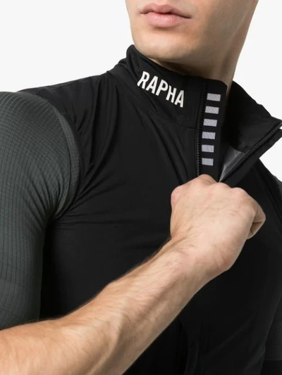 Shop Rapha Pro Team Lightweight Rain Gilet In Black