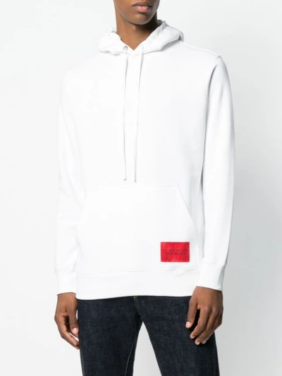 Shop Calvin Klein Jeans Est.1978 Calvin Klein Jeans Andy Warhol Printed Back Hoodie - White