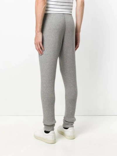 Shop Z Zegna Fitted Tracksuit Bottoms - Grey
