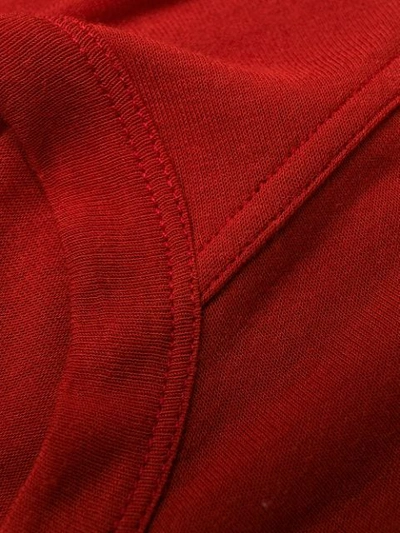 Shop Rick Owens Long Sleeve Top In 133cardinalred