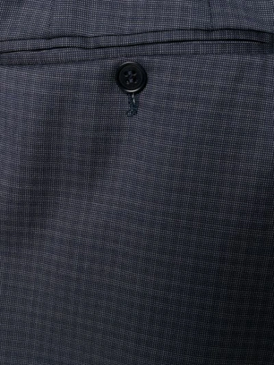 Shop Canali Straight Leg Trousers In Blue