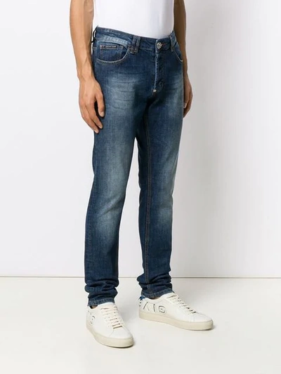 Shop Philipp Plein Straight-leg Jeans In Blue