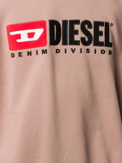 Shop Diesel S-division Hoodie - Pink