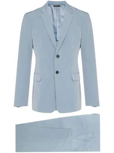 Shop Prada Slim Fit Tailored Suit In Blue