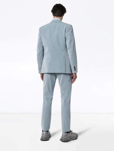 Shop Prada Slim Fit Tailored Suit In Blue