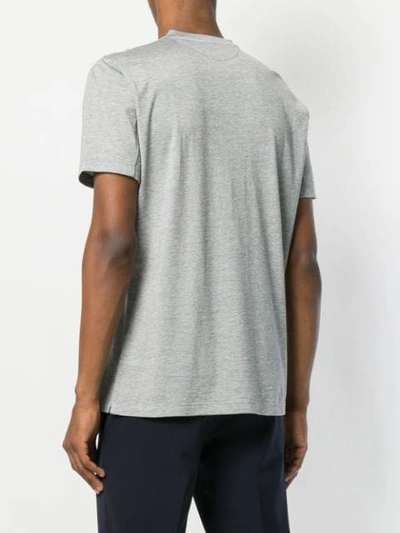 Brunello Cucinelli V-neck T-shirt In Grey