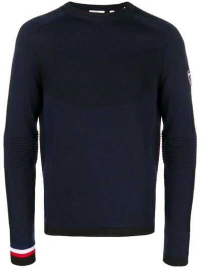 Shop Rossignol Crew Neck Sweater In Blue