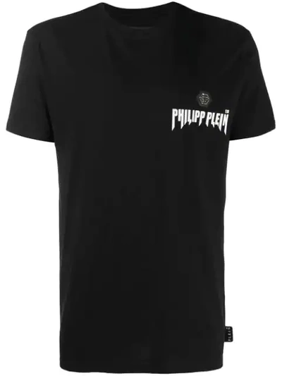 PHILIPP PLEIN STATEMENT LOGO印花T恤 - 黑色