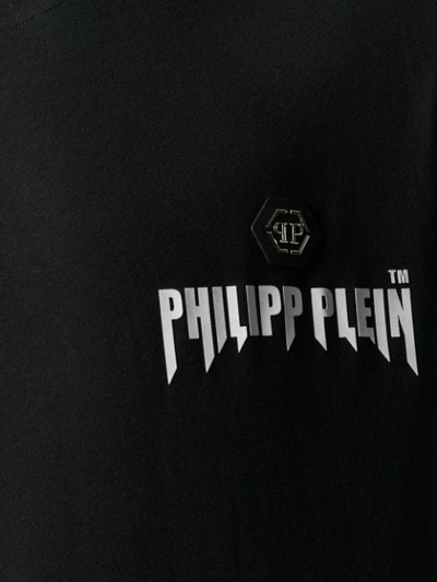 PHILIPP PLEIN STATEMENT LOGO印花T恤 - 黑色
