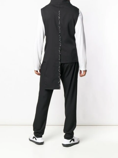 Shop Alchemy Tailored Vest In Black