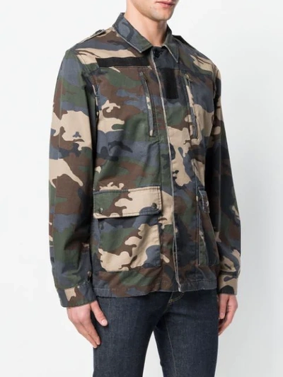 Shop Zadig & Voltaire Zadig&voltaire Kido Camouflage Jacket - Multicolour