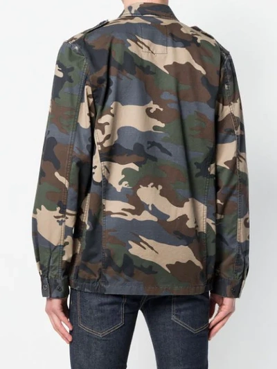 Shop Zadig & Voltaire Zadig&voltaire Kido Camouflage Jacket - Multicolour