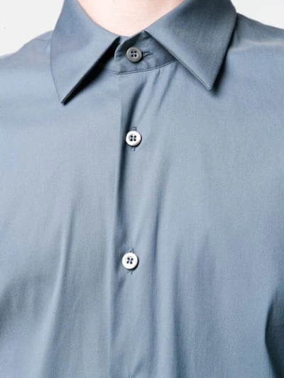 Shop Prada Tailored Classic Shirt In Blue