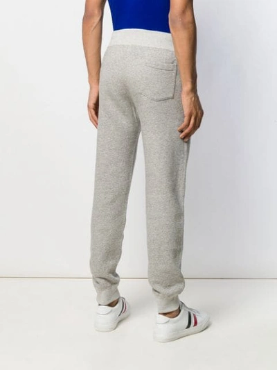 Shop Polo Ralph Lauren Varsity Style Cuffed Track Pants - Grey