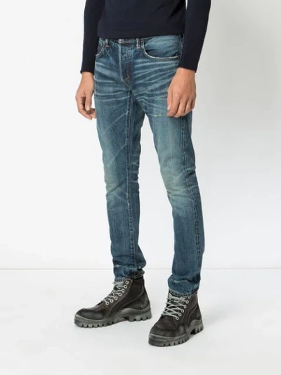 Shop Mastercraft Union Scott Slim-fit Jeans - Blue