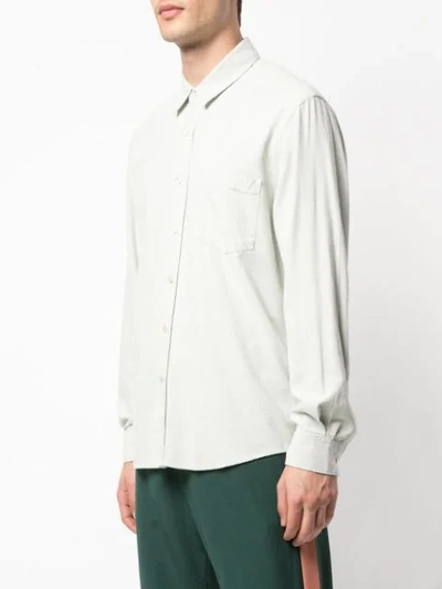 Shop Our Legacy Chest Pocket Shirt In Green