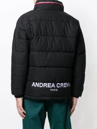 Shop Andrea Crews Nebraska Padded Jacket - Black