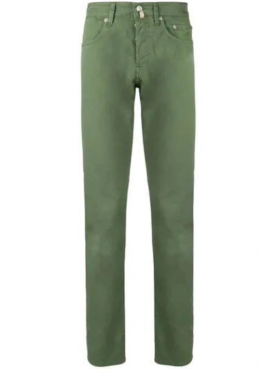 Shop Siviglia Slim-fit Jeans In Green