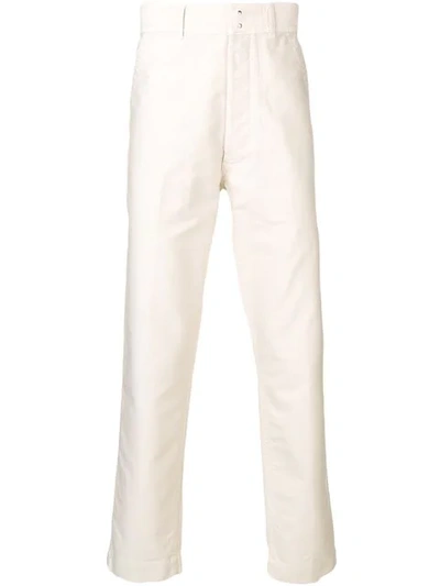 Shop Tom Ford Slim Fit Trousers In White