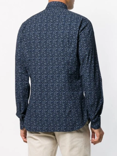 Shop Al Duca D'aosta Floral Shirt In Blue