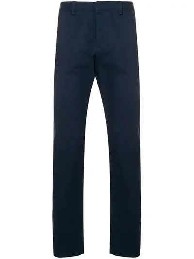 Shop Ami Alexandre Mattiussi Chino Trousers In Blue