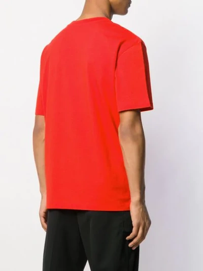 Shop Mcq By Alexander Mcqueen Logo Print T In Red