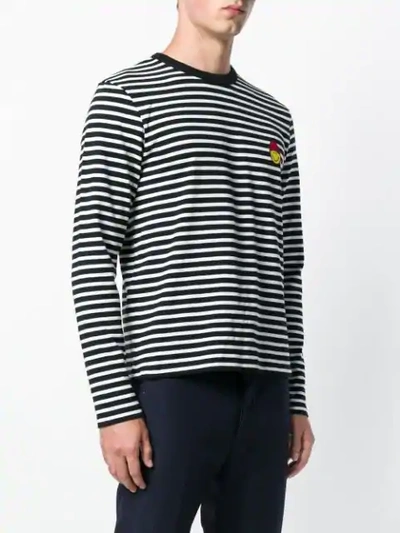 Ami Alexandre Mattiussi T-shirt Smiley Patch In Black | ModeSens