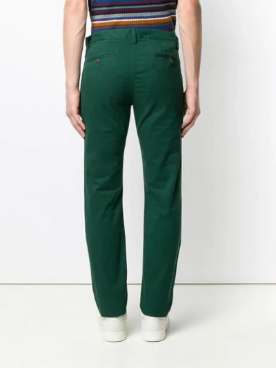 Shop Polo Ralph Lauren Classic Chino Trousers In Green