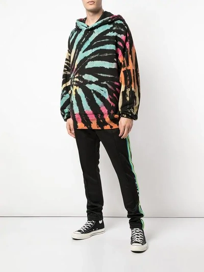 Shop Amiri Reverse Tie-dye Hoodie In Multi Color