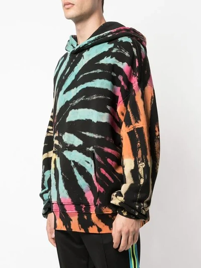 Shop Amiri Reverse Tie-dye Hoodie In Multi Color