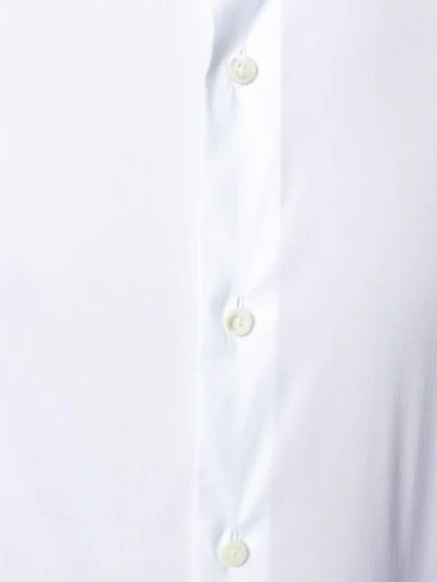 Shop Z Zegna Classic Collared Shirt In White