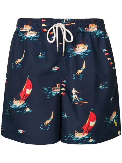 polo graphic shorts