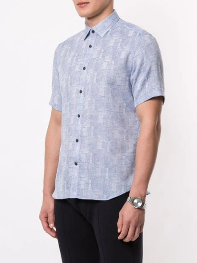 Shop D'urban Short Sleeves Shirt In Blue