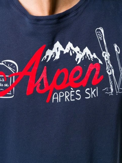 Shop Mc2 Saint Barth Aspen T-shirt - Blue