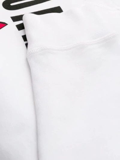 Dsquared2 Logo Sweatshirt In White