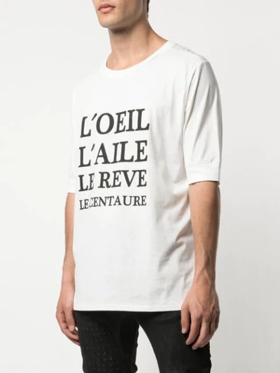 Shop Ann Demeulemeester 19073801228002 Off White Cotton