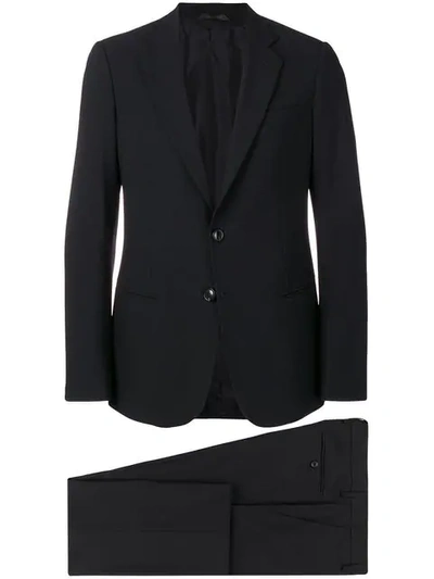 Shop Giorgio Armani Two Piece Suit In Black