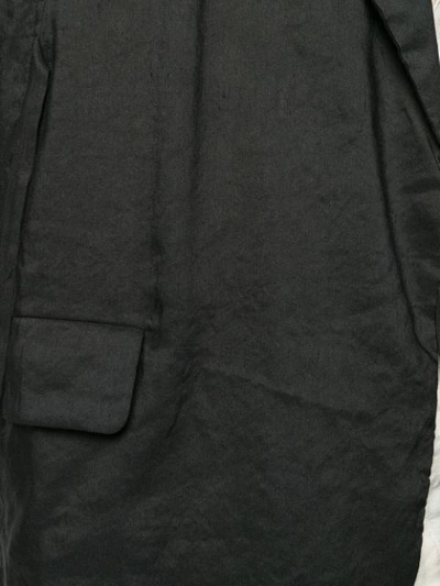 Shop Ziggy Chen Distressed Blazer In Black